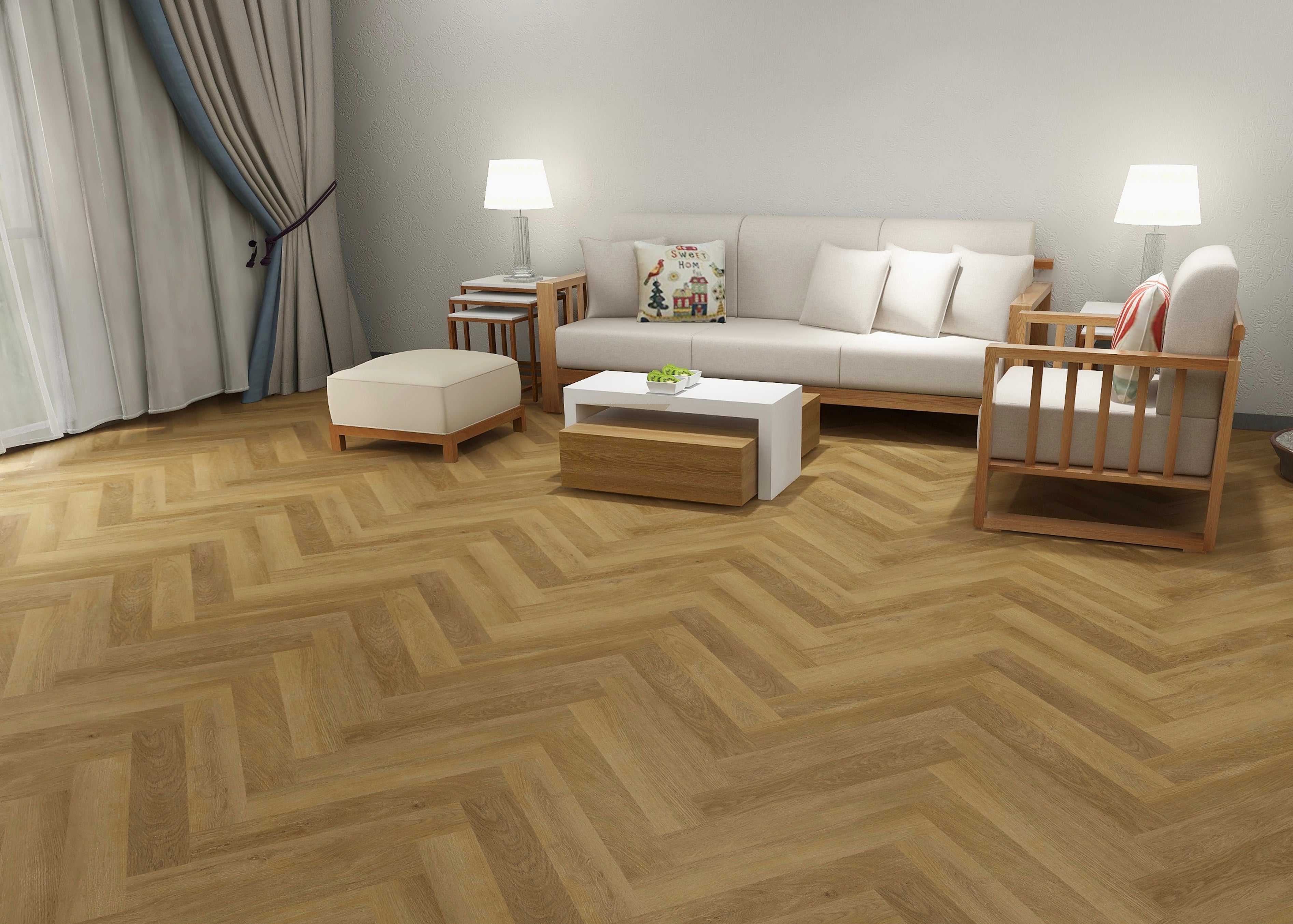 Premium Herringbone- 2072H Rovere Mielato (1 confezione - 1,750mq)